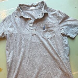 Johnnie O size 10 gray casual polo